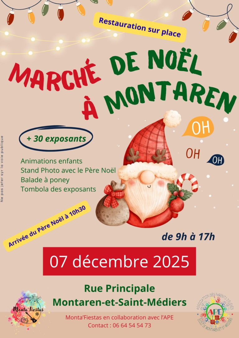 Marché de Noël à Montaren !