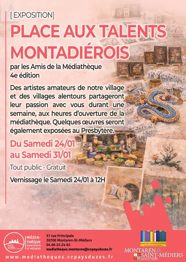 4 ème édition – Exposition « Talents montadiérois »