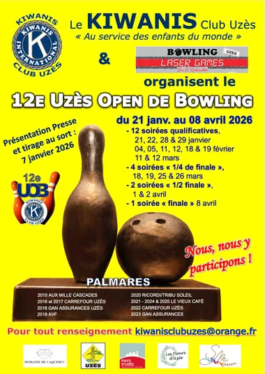 Uzès Open de Bowling – 12è édition