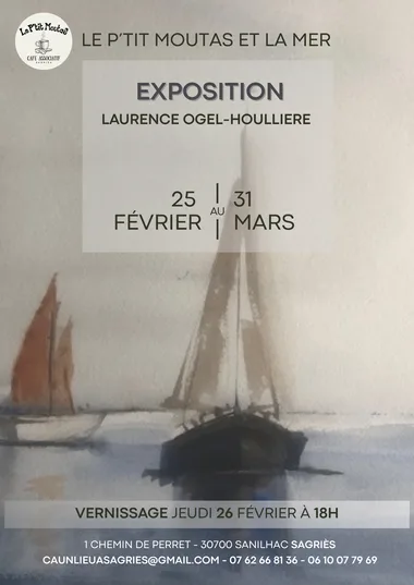 Expostion aquarelles – Le P&rsquo;tit Moutas à la mer