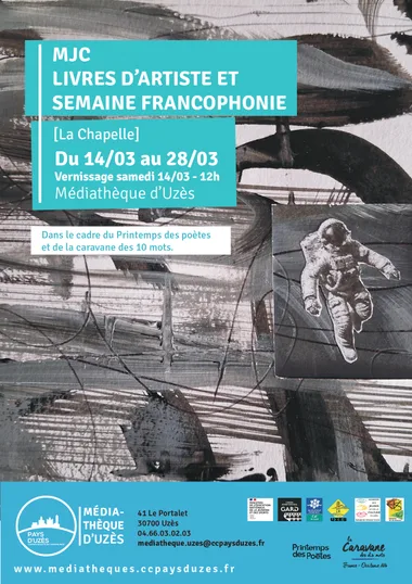 Exposition – Livres d&rsquo;artistes et Semaine francophonie