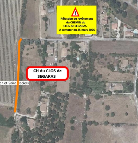 Plusieurs rues en travaux à partir du 17 mars