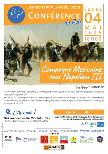 Conférence – Campagne Mexicaine sous Napoléon III