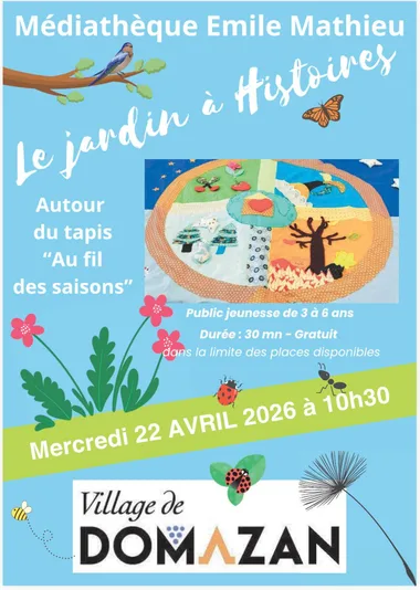 Atelier lecture – Le jardin à Histoires