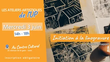 Atelier artistique – Initiation à la linogravure