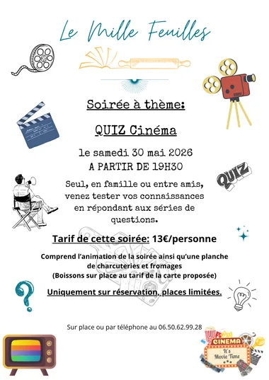 Soirée Quiz cinéma