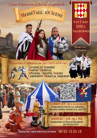 Fête médiévale – MédiéVall&rsquo; en scène