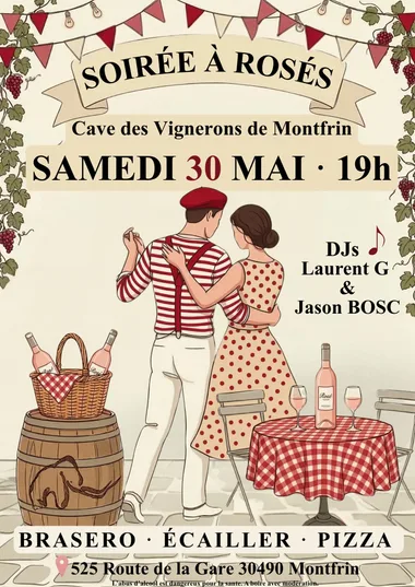 Soirée à Rosés – Cave des Vignerons de Montfrin