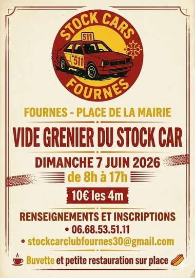Vide grenier du stock car