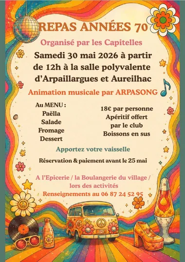Repas années 70