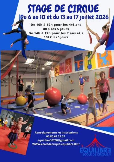 Stage de cirque