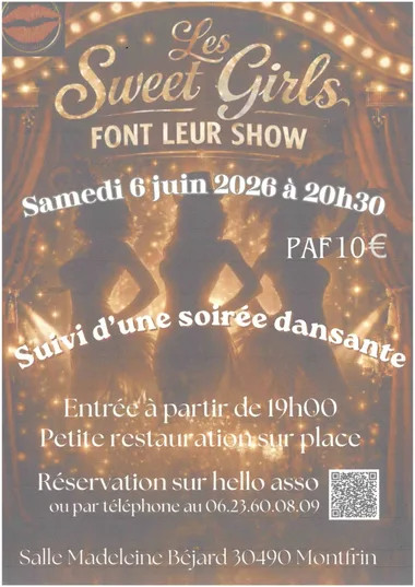 Soirée cabaret – Les Sweets Girls font leur show