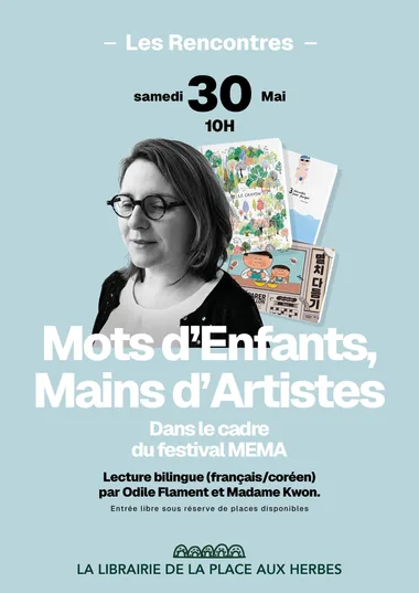 Lecture bilingue – Festival MEMA – Odile Flament et Mme Kwon