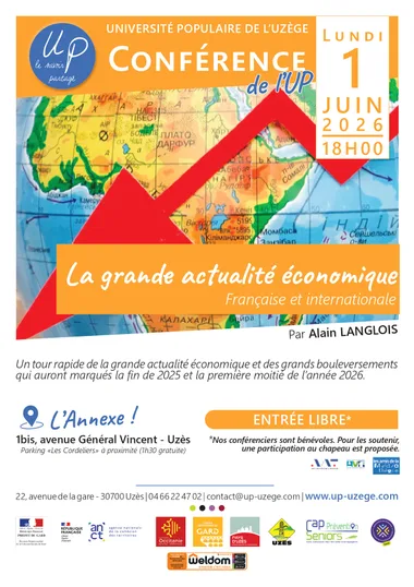 Conférence – La grande actualité économique française et internationale