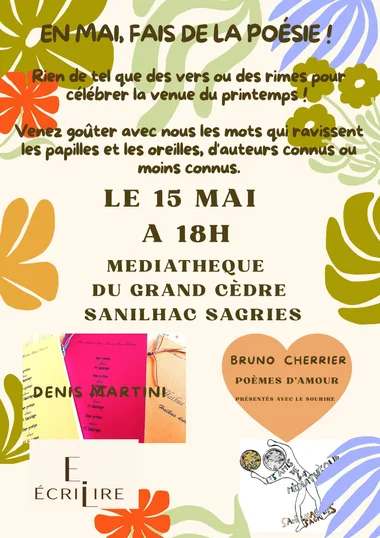 Lecture – En mai, fais de la poésie