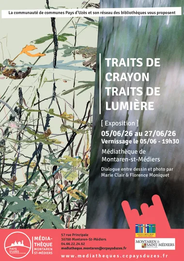 Exposition peintures et photos – Traits de crayon traits de lumière