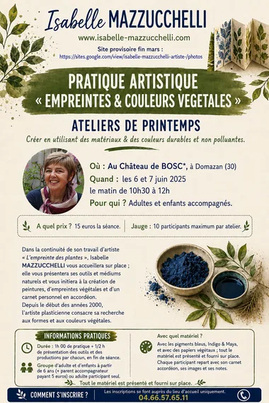Ateliers de printemps – Empreintes & couleurs végétales