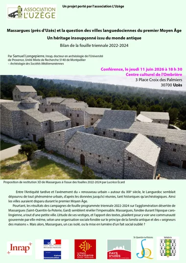 Conférence – Héritage antique de Massargues
