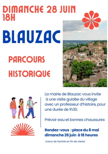 Visite du circuit historique de Blauzac