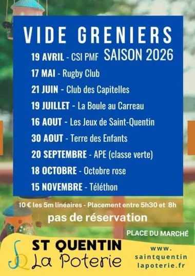 Vide-grenier au profit de l&rsquo;association La Boule au Carreau