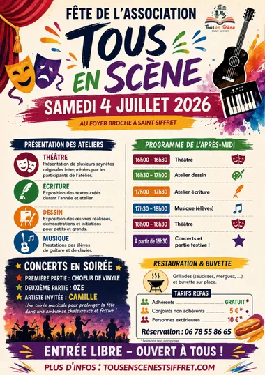 Fête de l&rsquo;Association Tous en Scène
