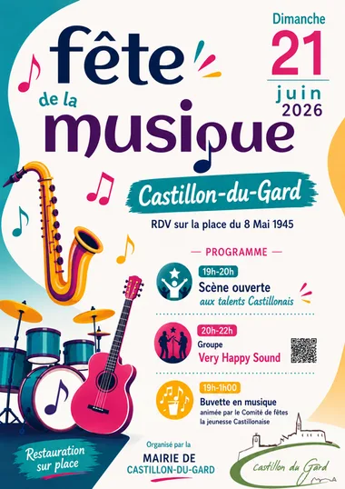 Fête de la Musique à Castillon du Gard