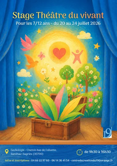 Stage enfants  été  – Théâtre du Vivant