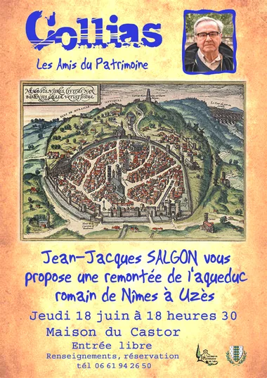 Conférence -Une remontée de l&rsquo;aqueduc romain de Nîmes à Uzès