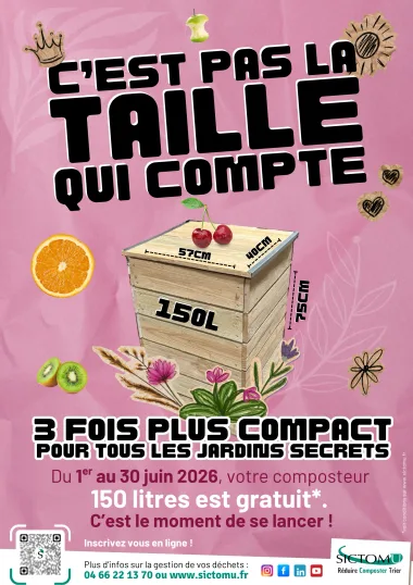 Formation au compostage – C&rsquo;est pas la taille qui compte