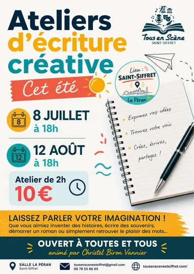Atelier d’écriture créative
