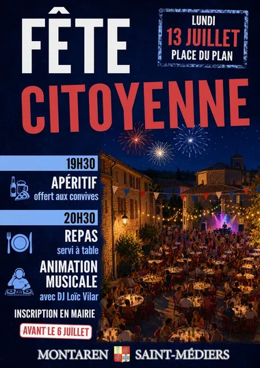 Fête Nationale de Montaren-et-Saint-Médiers