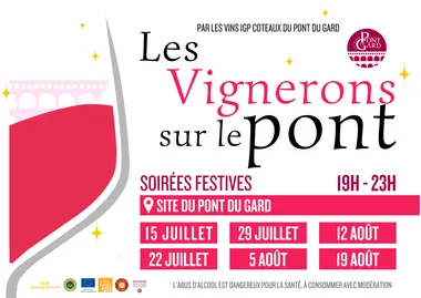 Les Vignerons sur le Pont du Gard