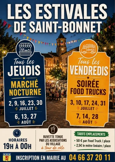 Marchés nocturnes de St Bonnet