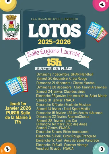 Loto des associations d&rsquo;Aramon