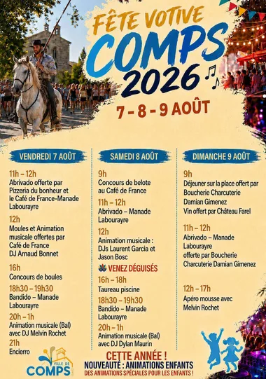 Fête votive de Comps