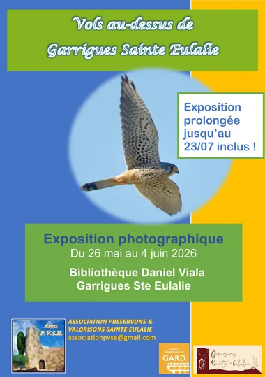 Exposition photos – Vols au-dessus de Garrigues-Ste-Eulalie