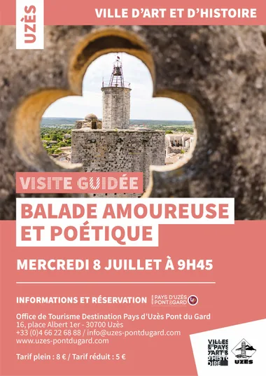 Uzès  balade amoureuse et poétique – Visite guidée Uzès, Ville d&rsquo;art et d&rsquo;histoire