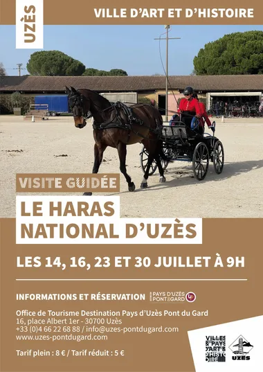 Visites guidées du Haras National d&rsquo;Uzès – Uzès, Ville d&rsquo;art et d&rsquo;histoire