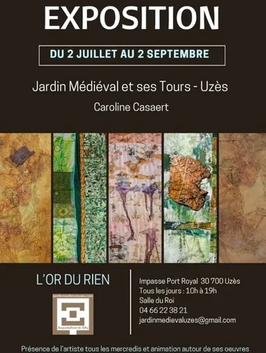 Exposition d&rsquo;arts plastiques – L&rsquo;or du rien