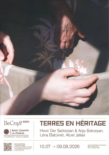 Exposition collective céramiques – Terres en héritage – BeCraft Jeune Génération