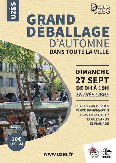 Dimanches d&rsquo;Uzès –  Grand déballage d&rsquo;automne