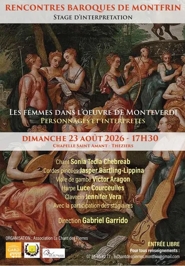 Concert baroque -les femmes dans l&rsquo;oeuvre de Monteverdi
