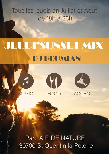 Jeudi Sunset&rsquo;Mix