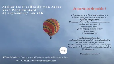 Atelier – Des histoires de Poids