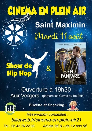 Cinéma en plein air et Show de Hip Hop