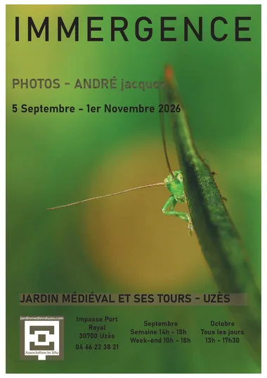 Exposition photographies – Immergence –  André Jacques