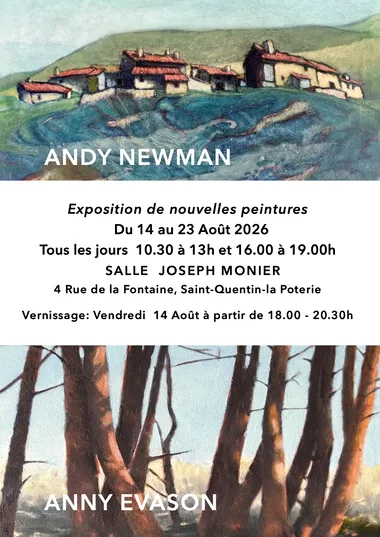 Exposition – Peintures Anny Evason et Andy Newman