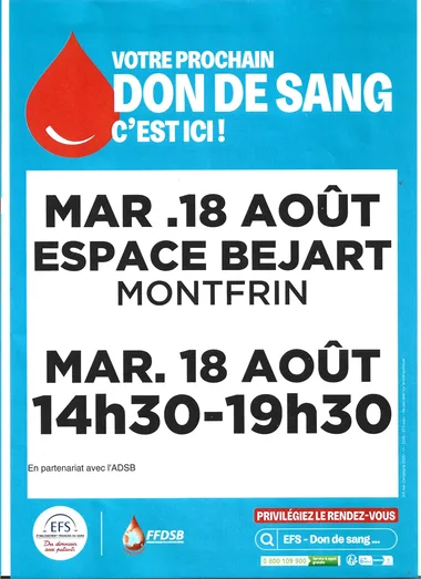 Collecte / don de sang
