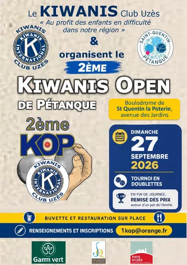 Kiwanis Open de Pétanque