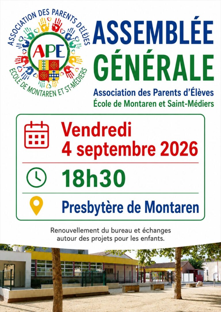Assemblée générale de l’APE